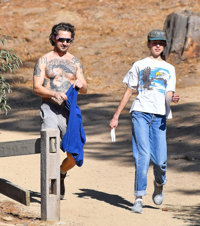 Shia LaBeouf & Margaret Qualley