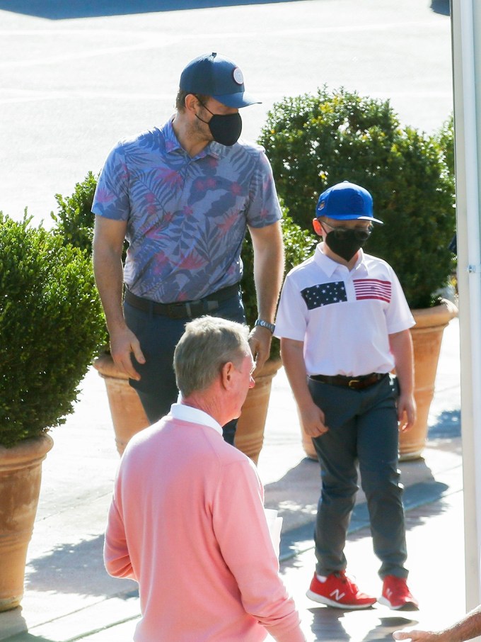 Chris Pratt & Jack Pratt In Santa Monica