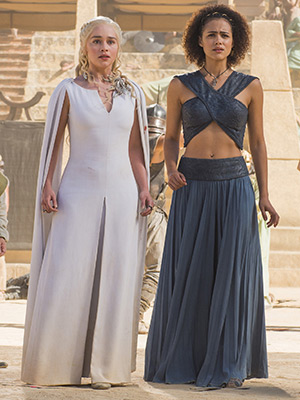 Emilia Clarke Nathalie Emmanuel