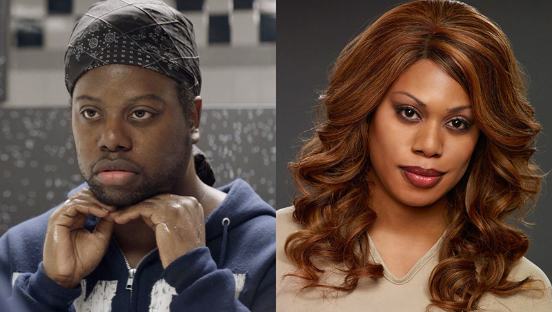 Laverne-Cox-and-M-Lamar-twin