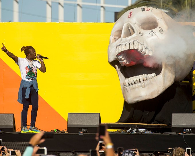 Lil Uzi Vert Performing at iHeart Radio Music Festival in 2018