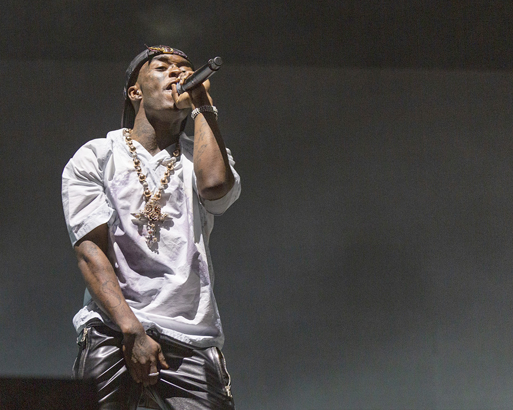 Lil Uzi Vert during the Made In America Music Festival on September, 1 2019, in Philadelphia, Pennsylvania (Photo by Daniel DeSlover/Sipa USA)(Sipa via AP Images)