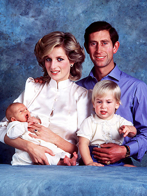 Princess Diana, King Charles, Prince Harry, Prince William