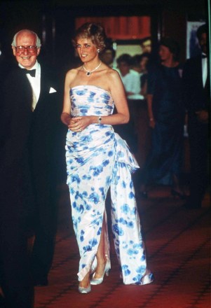 Princess Diana'Crocodile Dundee' film premiere, London, Britain - 1988