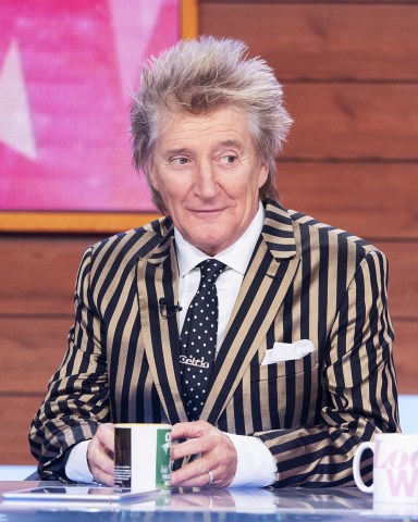 Editorial use only
Mandatory Credit: Photo by Ken McKay/ITV/Shutterstock (10495338o)
Rod Stewart
'Loose Women' TV show, London, UK - 09 Dec 2019
ROD STEWART & GAME PANDA OR PENGUIN 
We've got so much to talk to Rod about that we're having him on for two parts! We'll also be unearthing a few more secrets with Rod as we play a quick game of 'Panda or Penguin'.