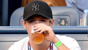 Niall Horan Drinking A Beer