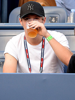 Niall Horan Drinking A Beer