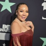 Tameka Harris poses in the press room at the BET Awards, at the Microsoft Theater in Los Angeles
2019 BET Awards - Press Room, Los Angeles, USA - 23 Jun 2019