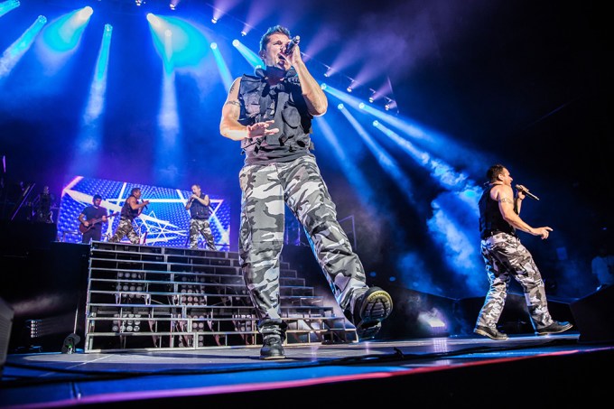 98 Degrees perform at the Ford Amphitheater, Coney Island Boardwalk, New York, USA – 17 Aug 2016