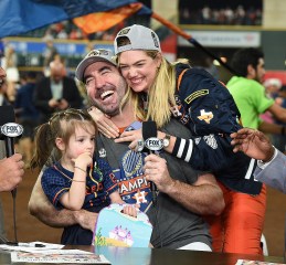 Justin Verlander, Kate Upton,Genevieve Verlander
Philadelphia Phillies v Houston Astros, World Series Baseball on Fox, Game 6, Houston, USA - 05 Nov 2022