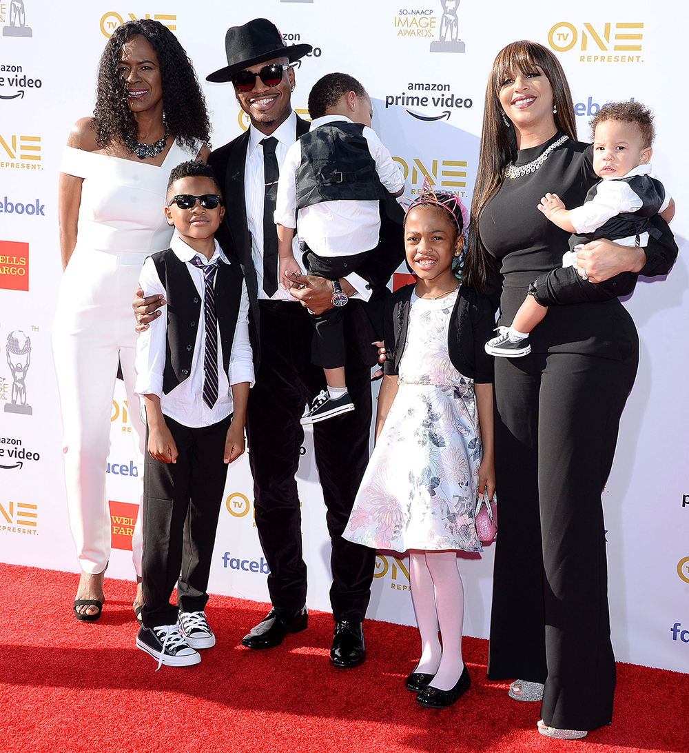 Loraine Smith, Mason Smith, Ne-Yo, Shaffer Smith, Madilyn Smith, Crystal Renay and Roman Smith
50th Annual NAACP Image Awards, Arrivals, Dolby Theatre, Los Angeles, USA - 30 Mar 2019