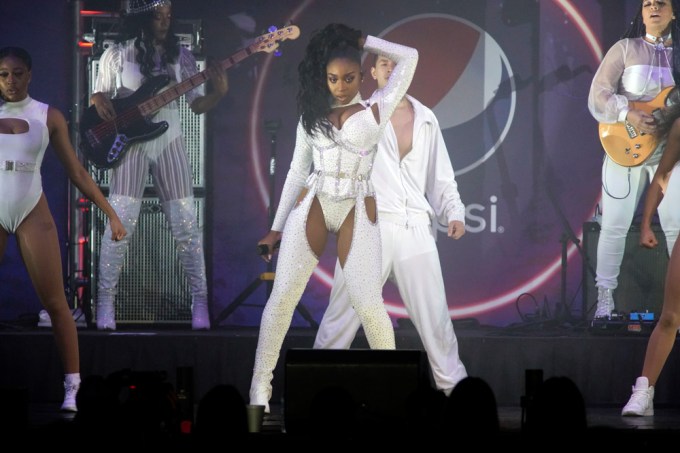 Normani performing