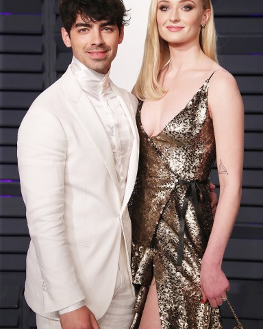 Joe Jonas and Sophie Turner
Vanity Fair Oscar Party, Arrivals, Los Angeles, USA - 24 Feb 2019