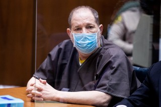 Former film producer Harvey Weinstein listens in court during a pre-trial hearing for Weinstein, who was extradited from New York to Los Angeles to face sex-related charges in Los Angeles, California, USA, 29 July 2021.
Harvey Weinstein hearing  In Los Angeles, USA - 29 Jul 2021