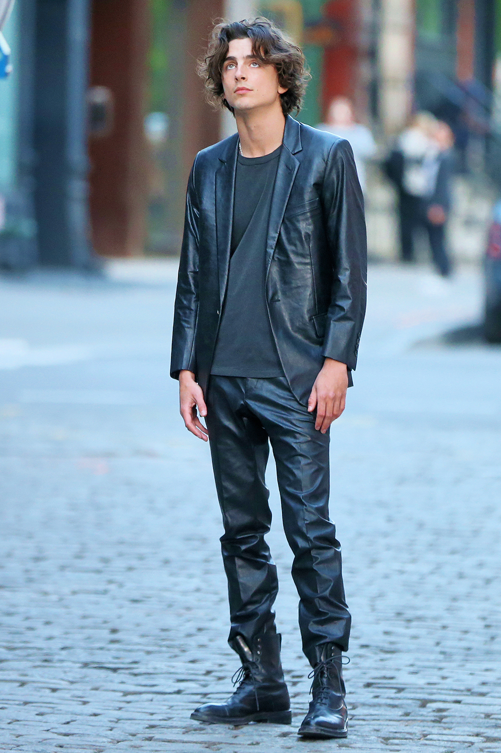 Timothee Chalamet films a Chanel commercial wearing all black in New York City

Pictured: Timothee Chalamet
Ref: SPL5538726 190423 NON-EXCLUSIVE
Picture by: Christopher Peterson / SplashNews.com

Splash News and Pictures
USA: +1 310-525-5808
London: +44 (0)20 8126 1009
Berlin: +49 175 3764 166
photodesk@splashnews.com

World Rights