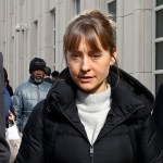 Allison Mack leaves Brooklyn federal court, in New York, . She is a co-defendant in a case against an upstate New York group called NXIVM, accused of branding some of its female followers and forcing them into unwanted sex
Branded Women, New York, USA - 06 Feb 2019
