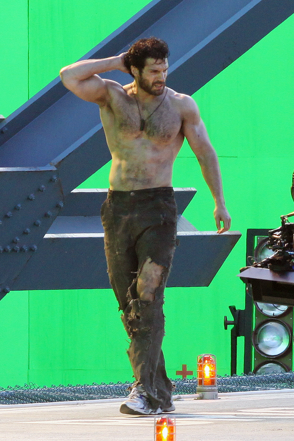 A shirtless Henry Cavill helps the coast guard on rescue mission on the set of Superman: Man of steel set in Vancouver. A rough & scruffy looking Henry Cavill films a green-screen scene where he helps rescue workers load into a helicopter. 

Pictured: Henry Cavill,Henry Cavill
zach snyder
Ref: SPL326940 251011 NON-EXCLUSIVE
Picture by: SplashNews.com

Splash News and Pictures
Los Angeles: 310-821-2666
New York: 212-619-2666
London: +44 (0)20 7644 7656
Berlin: +49 175 3764 166
photodesk@splashnews.com

World Rights