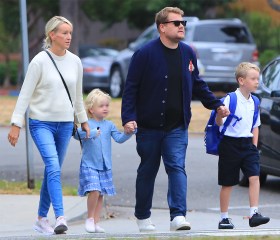 TV Host, James Corden is seen out and about with his wife, Julia Carey, and their kids, Max and Carey in Santa Monica, CA.

Pictured: Julia Carey,Carey Corden,James Corden,Max Corden
Ref: SPL5020752 040918 NON-EXCLUSIVE
Picture by: SplashNews.com

Splash News and Pictures
USA: +1 310-525-5808
London: +44 (0)20 8126 1009
Berlin: +49 175 3764 166
photodesk@splashnews.com

World Rights, No France Rights