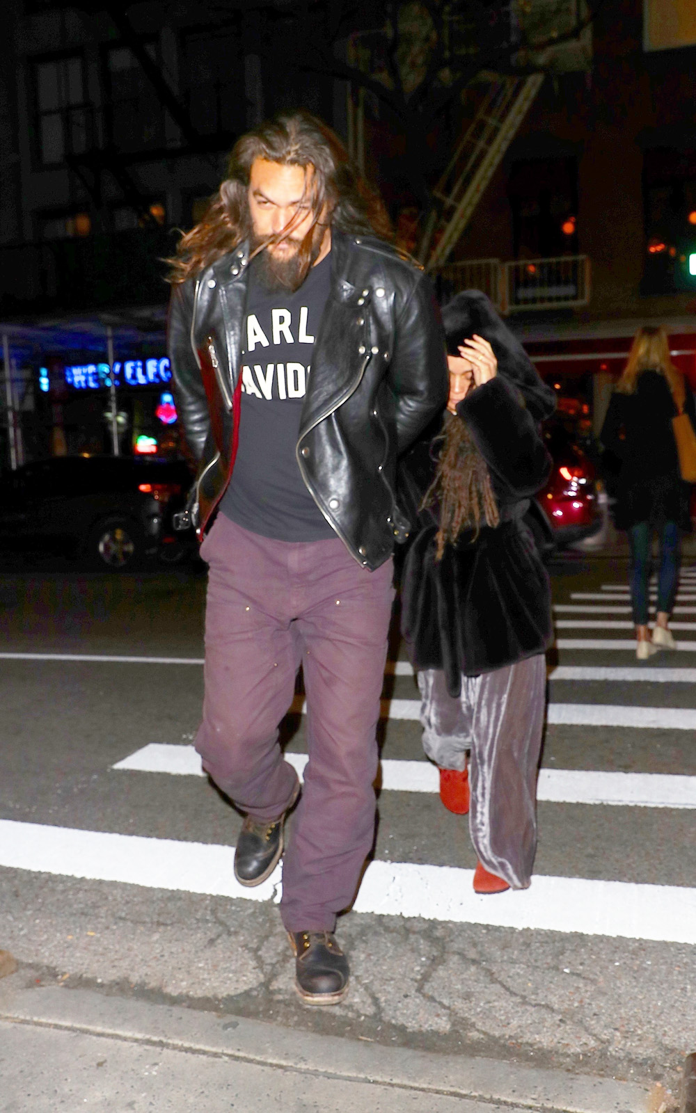 New York, NY  - *EXCLUSIVE*  - Jason Mamoa and his wife Lisa Bonet were spotted heading out for dinner this evening in chilly New York.

Pictured: Jason Momoa, Lisa Bonet

BACKGRID USA 3 FEBRUARY 2020 

BYLINE MUST READ: BlayzenPhotos / BACKGRID

USA: +1 310 798 9111 / usasales@backgrid.com

UK: +44 208 344 2007 / uksales@backgrid.com

*UK Clients - Pictures Containing Children
Please Pixelate Face Prior To Publication*