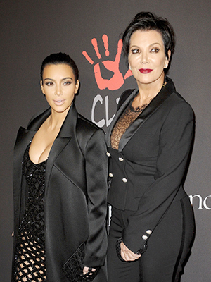 Kim Kardashian West and Kris Jenner