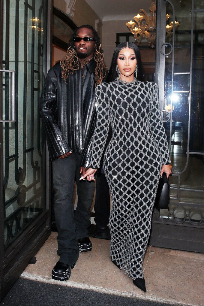 Cardi B & Offset in Paris