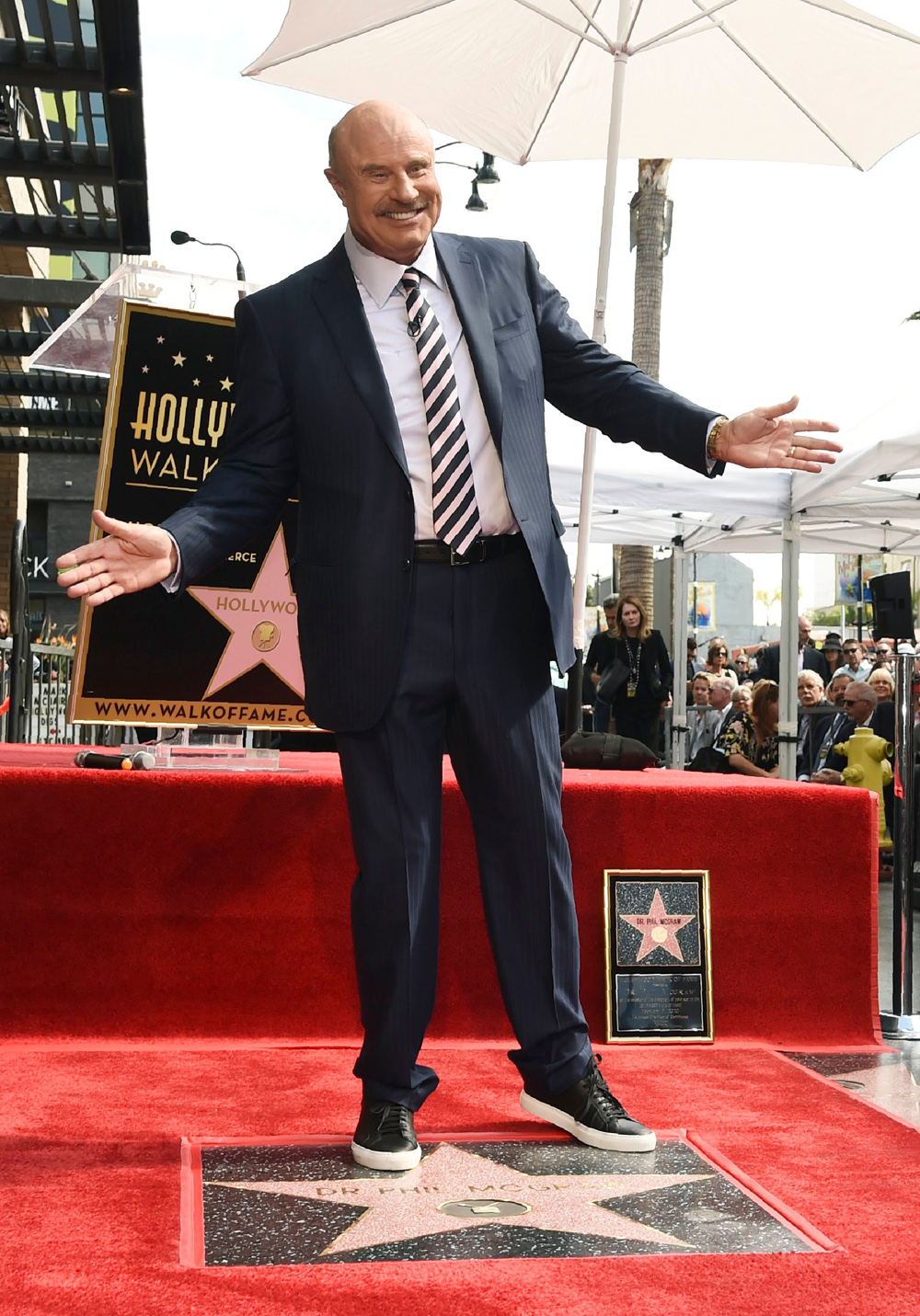 Dr. Phil Honored with a Star on the Hollywood Walk of Fame, Los Angeles, USA - 21 Feb 2020