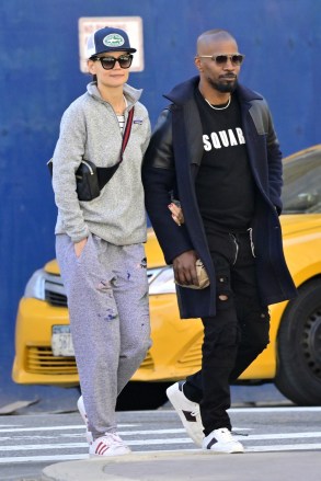 ** RIGHTS: WORLDWIDE EXCEPT IN FRANCE, GERMANY, POLAND **  - *FILE PHOTOS* New York, NY  - Katie Holmes and Jamie Foxx have reportedly ended their six year relationship. The couple who were starting to go public a little more this year are pictured during a casual stroll in NYC in April. Jamie has recently been spotted partying with singer Sela Vave in LA leading to speculation that he was cheating. Page Six reported that the actress was recently overheard telling a friend,  “What Jamie does is his business — we haven’t been together for months.” "Shot on 04/16/19*

Pictured: Jamie Foxx, Katie Holmes

BACKGRID USA 20 AUGUST 2019 

BYLINE MUST READ: Skyler2018 / BACKGRID

USA: +1 310 798 9111 / usasales@backgrid.com

UK: +44 208 344 2007 / uksales@backgrid.com

*UK Clients - Pictures Containing Children
Please Pixelate Face Prior To Publication*