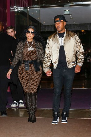 Nicki Minaj Kenneth Petty leaving their hotel in Paris. 08 Mar 2019 Pictured: Nicki Minaj. Photo credit: Spread Pictures / MEGA TheMegaAgency.com +1 888 505 6342 (Mega Agency TagID: MEGA377304_003.jpg) [Photo via Mega Agency]