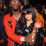 Offset, Cardi BHelmut Lang seen by Shayne Oliver show, Front Row, Spring Summer 2018, New York Fashion Week, USA - 11 Sep 2017