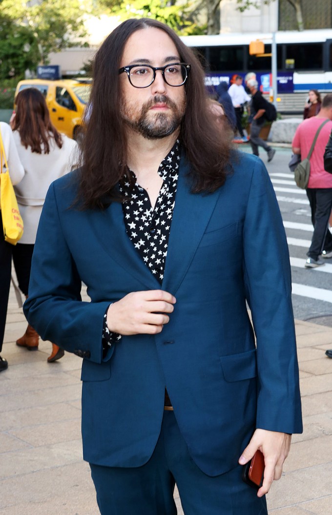 Sean Lennon and Charlotte Kemp Muhl sighting in NYC, New York, USA – 30 Sep 2021