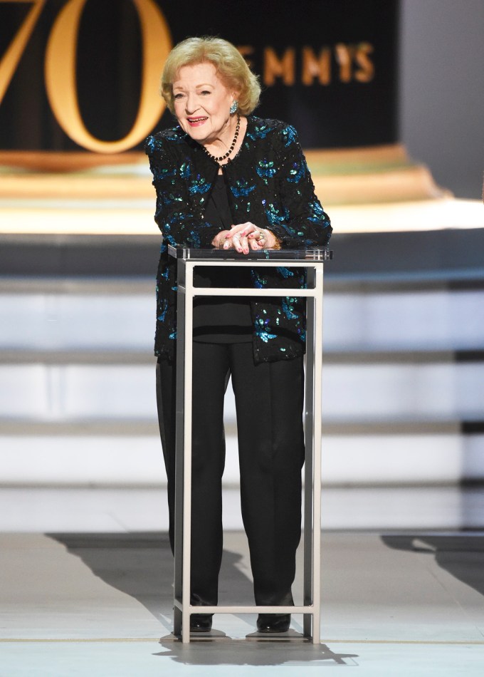 Betty White at 2018 Emmys