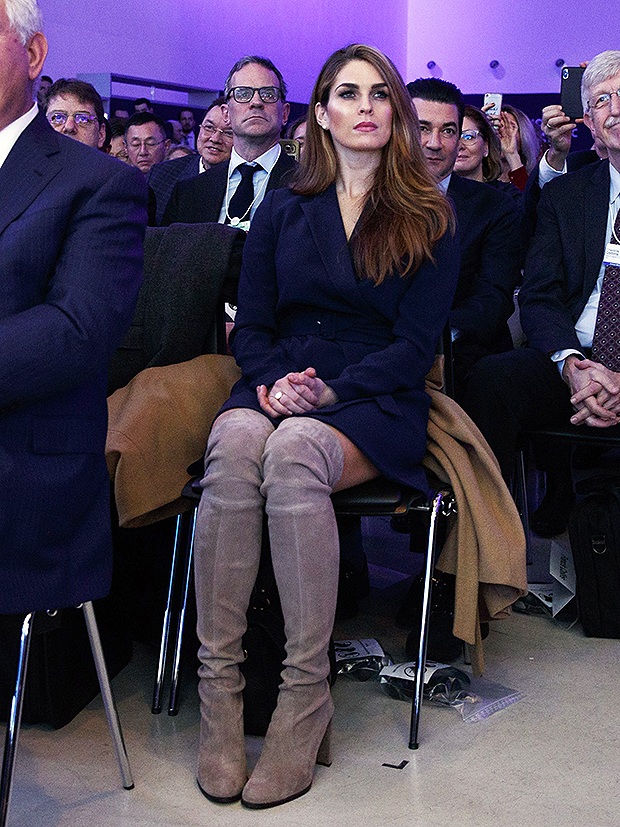 Hope Hicks Thigh-High Boots