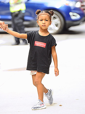 North West looking upset