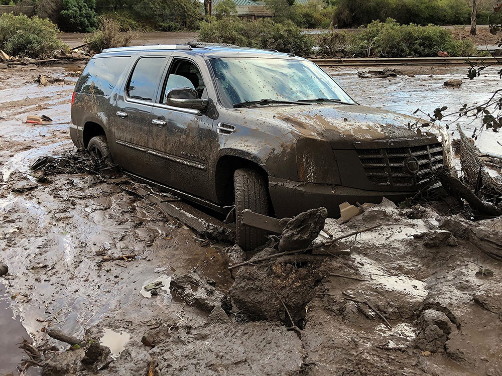 Mudslides follow wildfires, Montecito, USA - 09 Jan 2018