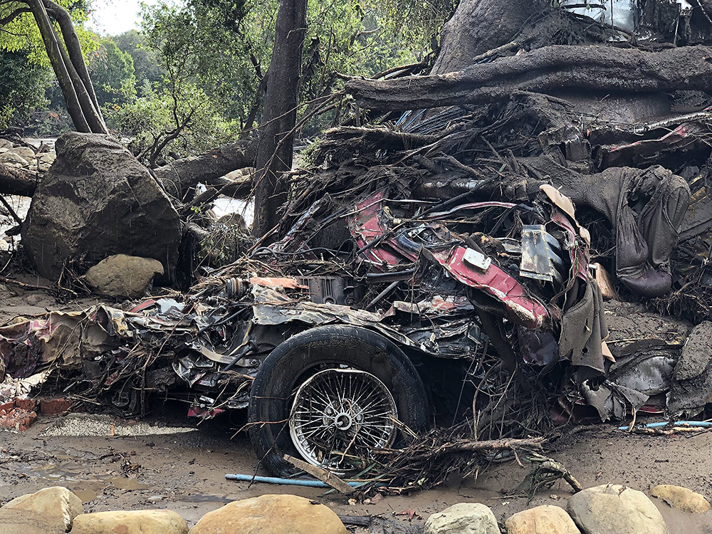 Mudslides follow wildfires, Montecito, USA - 09 Jan 2018