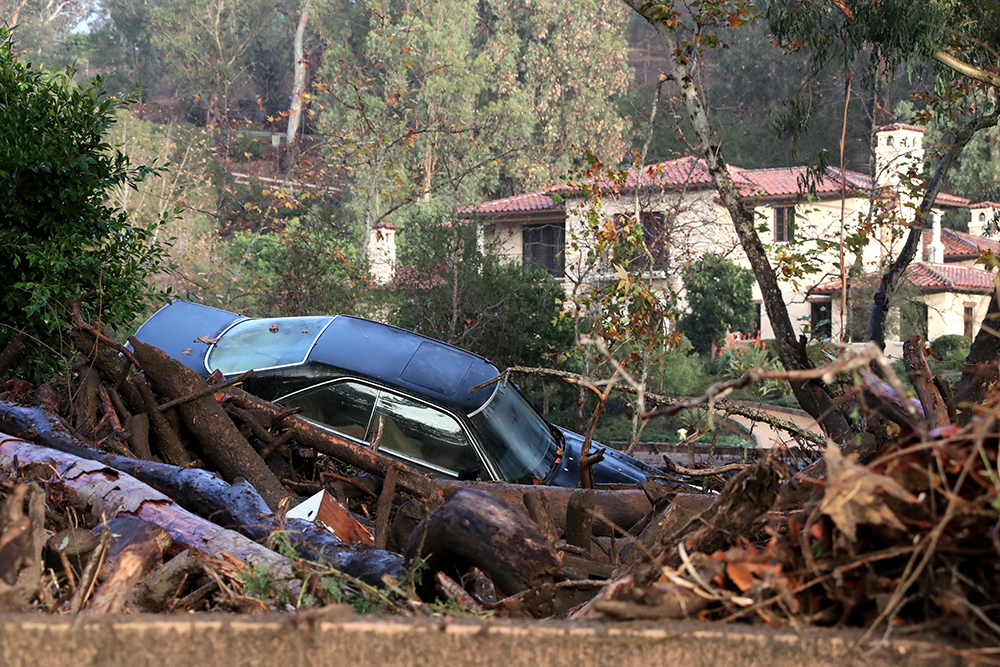 Mudslides in southern California after wildfires, Montecito, USA - 09 Jan 2018