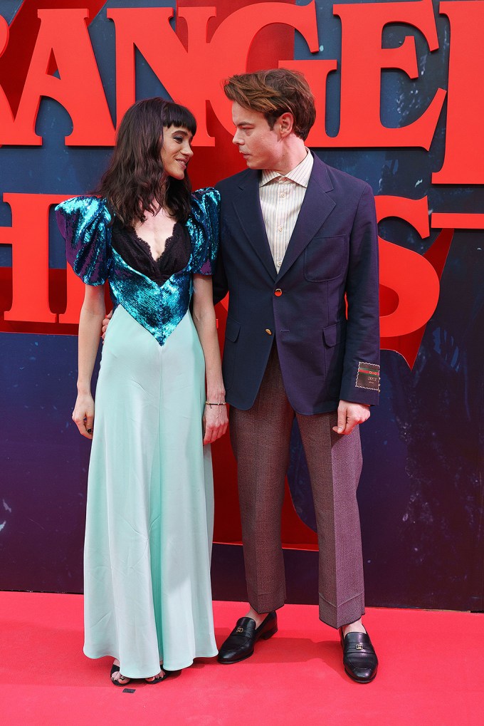 Natalia Dyer and Charlie Heaton at the ‘Stranger Things 4’ premiere