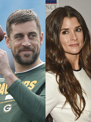 Aaron Rodgers and Danica Patrick