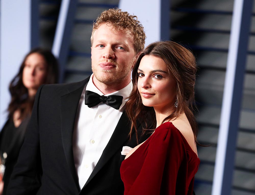 Emily Ratajkowski and Sebastian Bear McClardVanity Fair Oscar Party, Arrivals, Los Angeles, USA - 04 Mar 2018