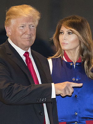 Donald Trump and Melania trump