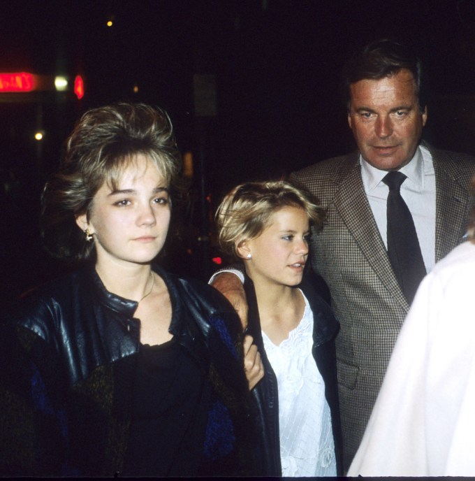 Outside Langan’s Brasserie, Mayfair – 12 Aug 1985