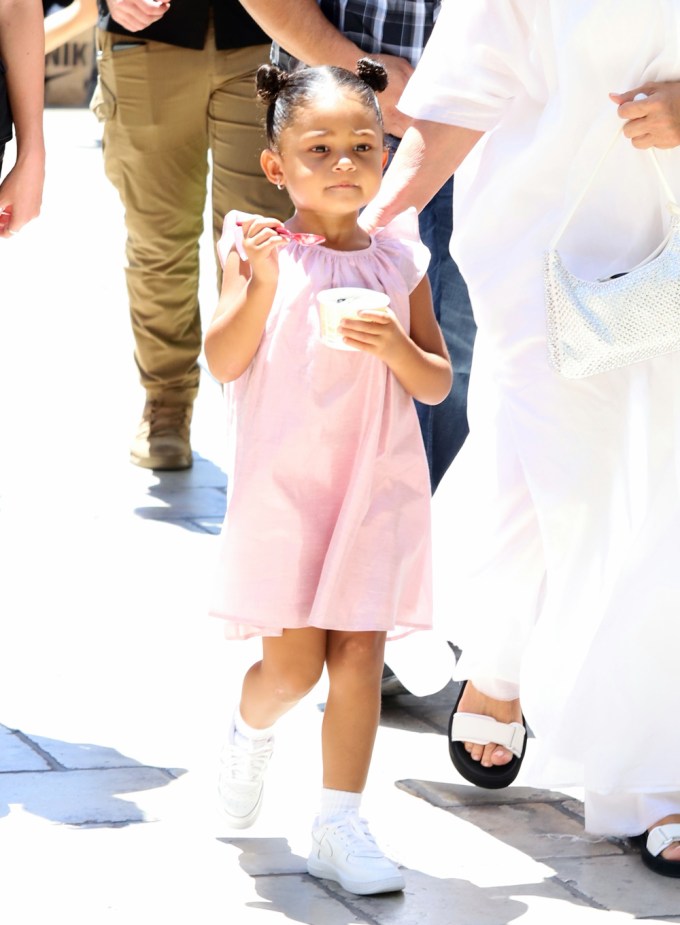 Stormi Grabs Ice Cream With Her Cousins