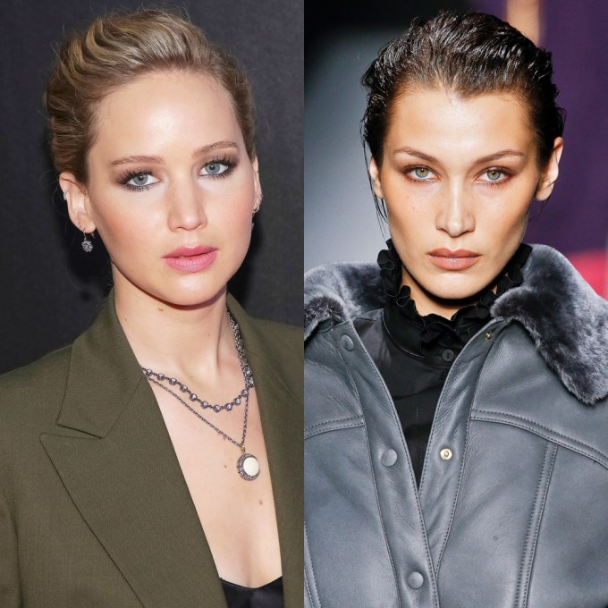 Jennifer Lawrence & Bella Hadid