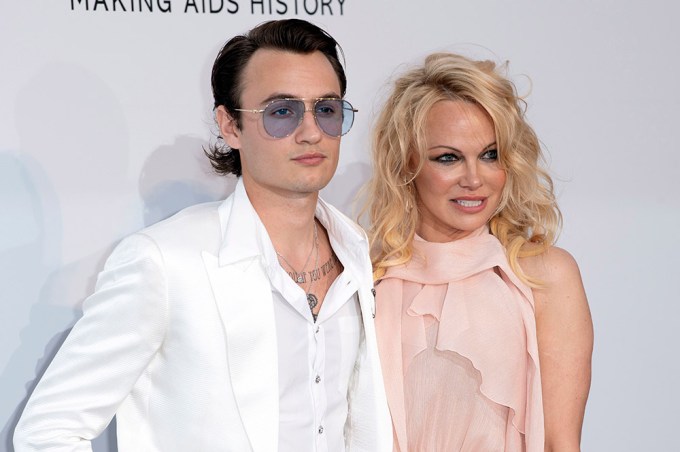 Pamela Anderson & Brandon At amFAR’s 2019 AIDS Gala