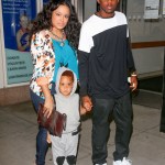 Fabolous, Emily B and son Johan'The Smurfs 2' film premiere, New York, America - 28 Jul 2013