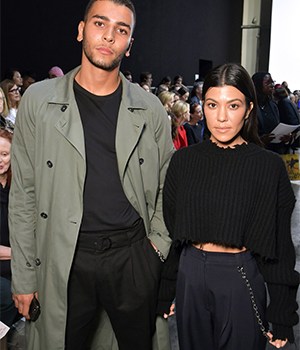 Younes Bendjima and Kourtney KardashianHaider Ackermann show, Front Row, Spring Summer 2018, Paris Fashion Week, France - 30 Sep 2017