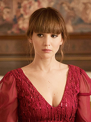 jennifer lawrence red sparrow makeup
