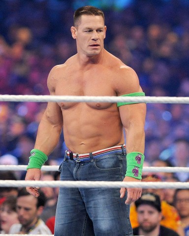 John Cena
Wrestlemania 34 at the Mercedes-Benz Superdome, New Orleans, USA - 08 Apr 2018