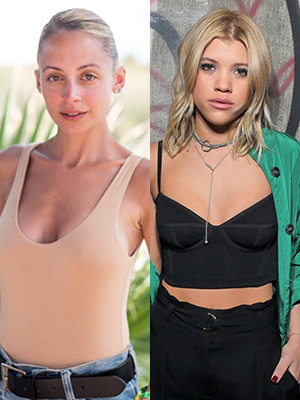 Nicole Richie and her sister Sofia Richie