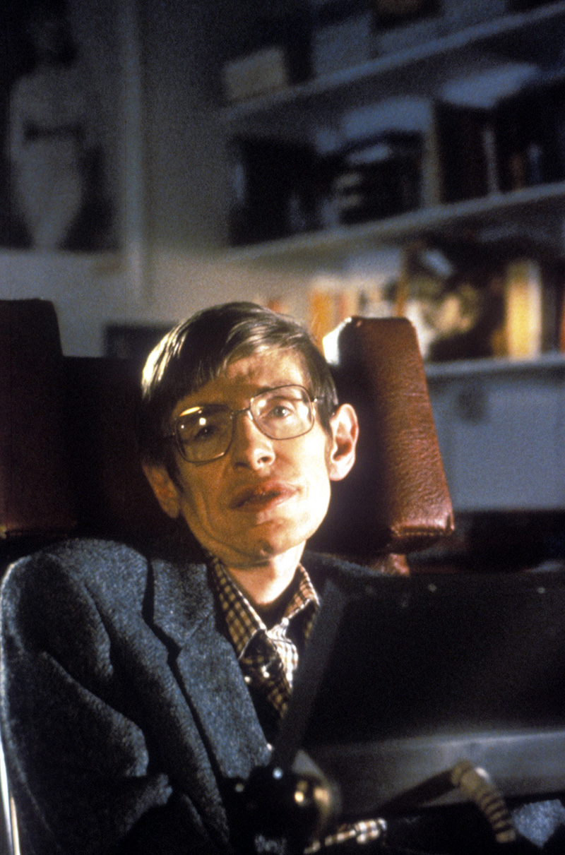 No Merchandising. Editorial Use Only. No Book Cover Usage.Mandatory Credit: Photo by Triton/Kobal/REX/Shutterstock (5867862c)Stephen HawkingA Brief History Of Time - 1992Director: Errol MorrisTritonPortrait